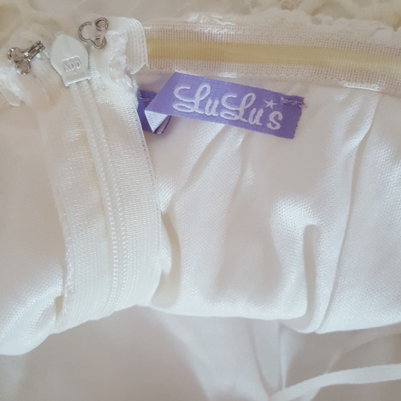 LuLu's | Ivory Croquet Knit Dress | Medium - Picture 6 of 8